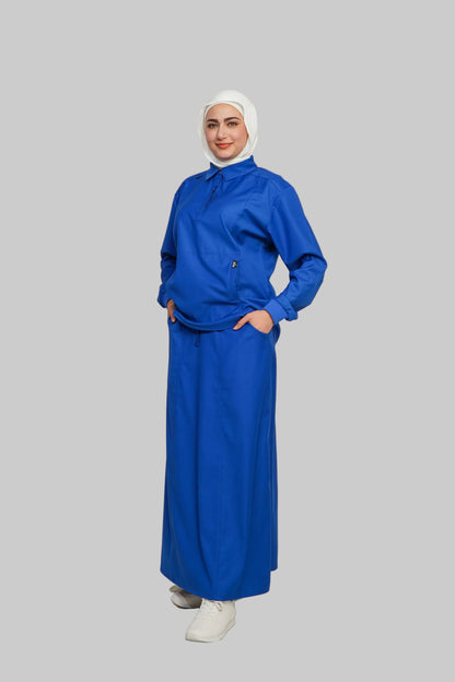 AMARA -  Azure Blue Scrub