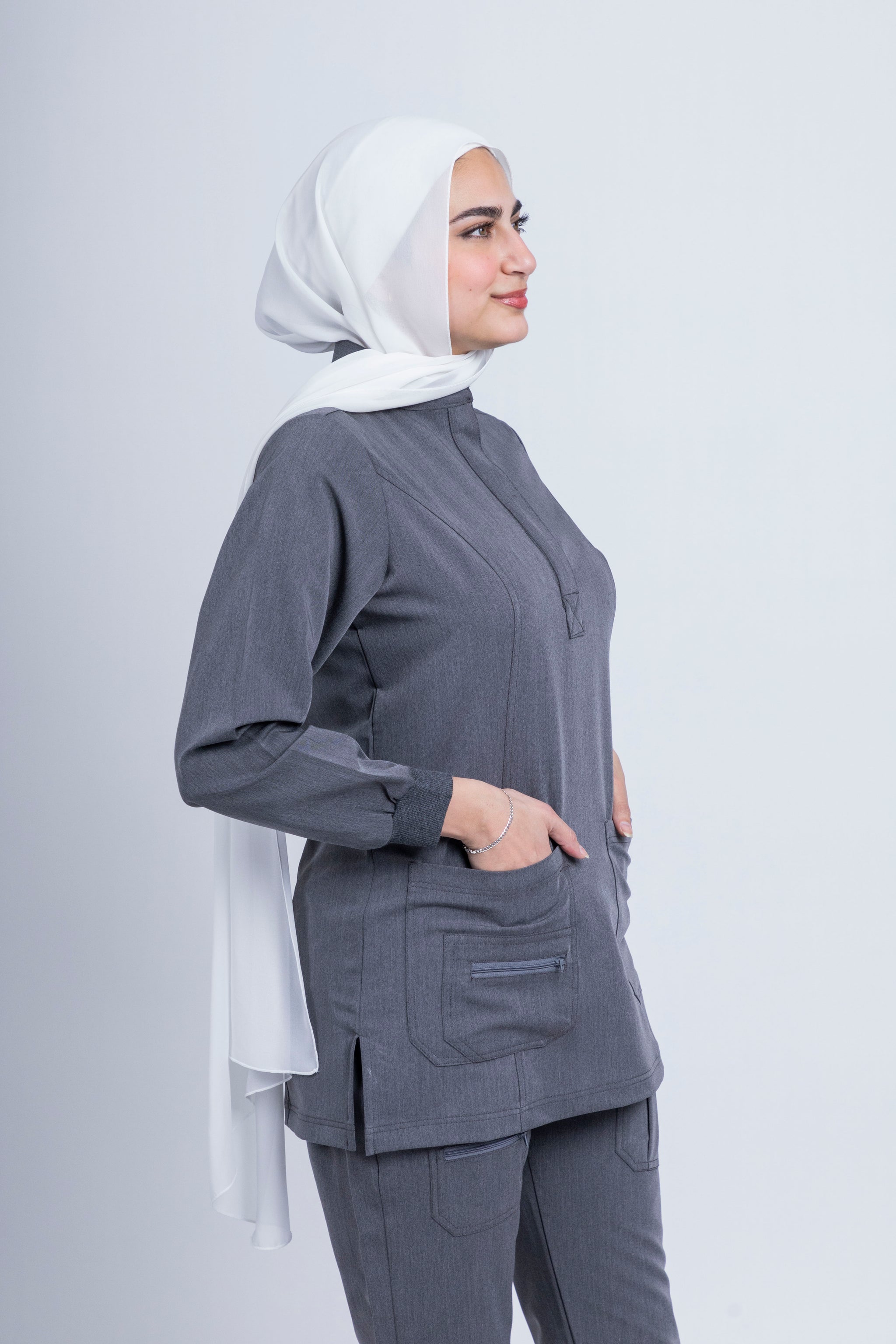 Rom - Steel Gray Scrub