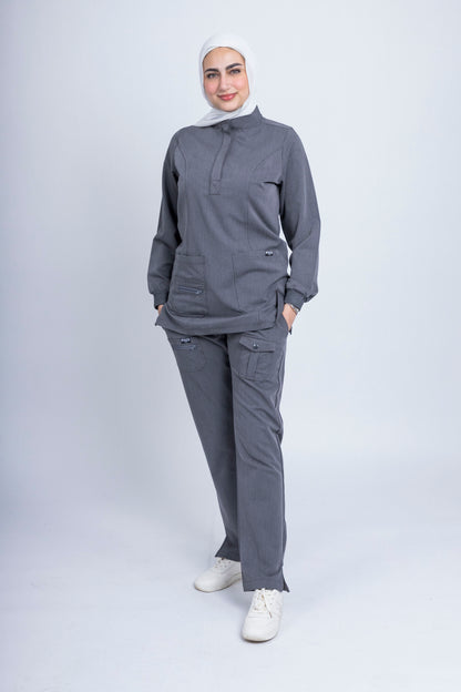 Rom - Steel Gray Scrub