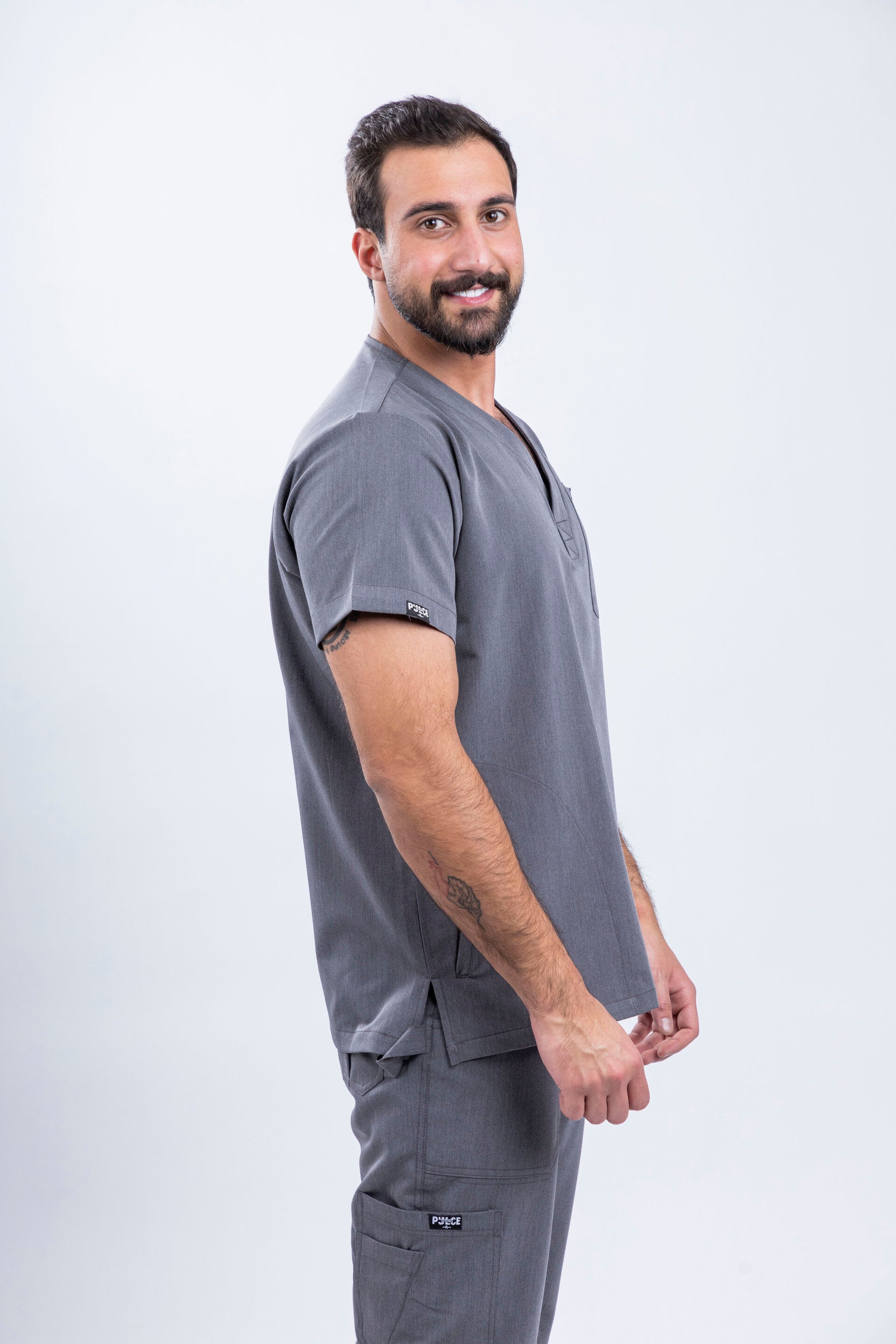 Zayn - Steel Grey Scrub