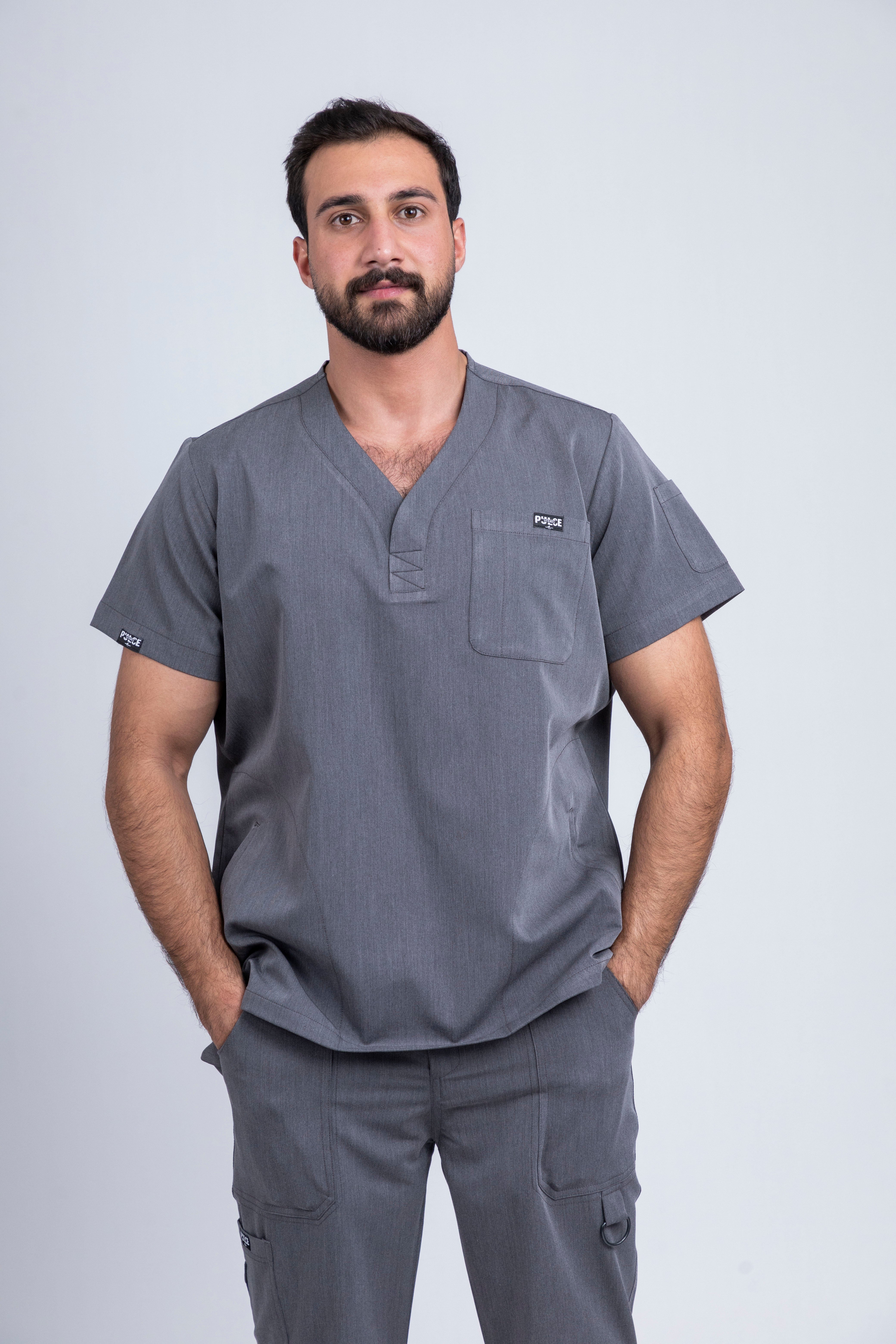 Zayn - Steel Grey Scrub