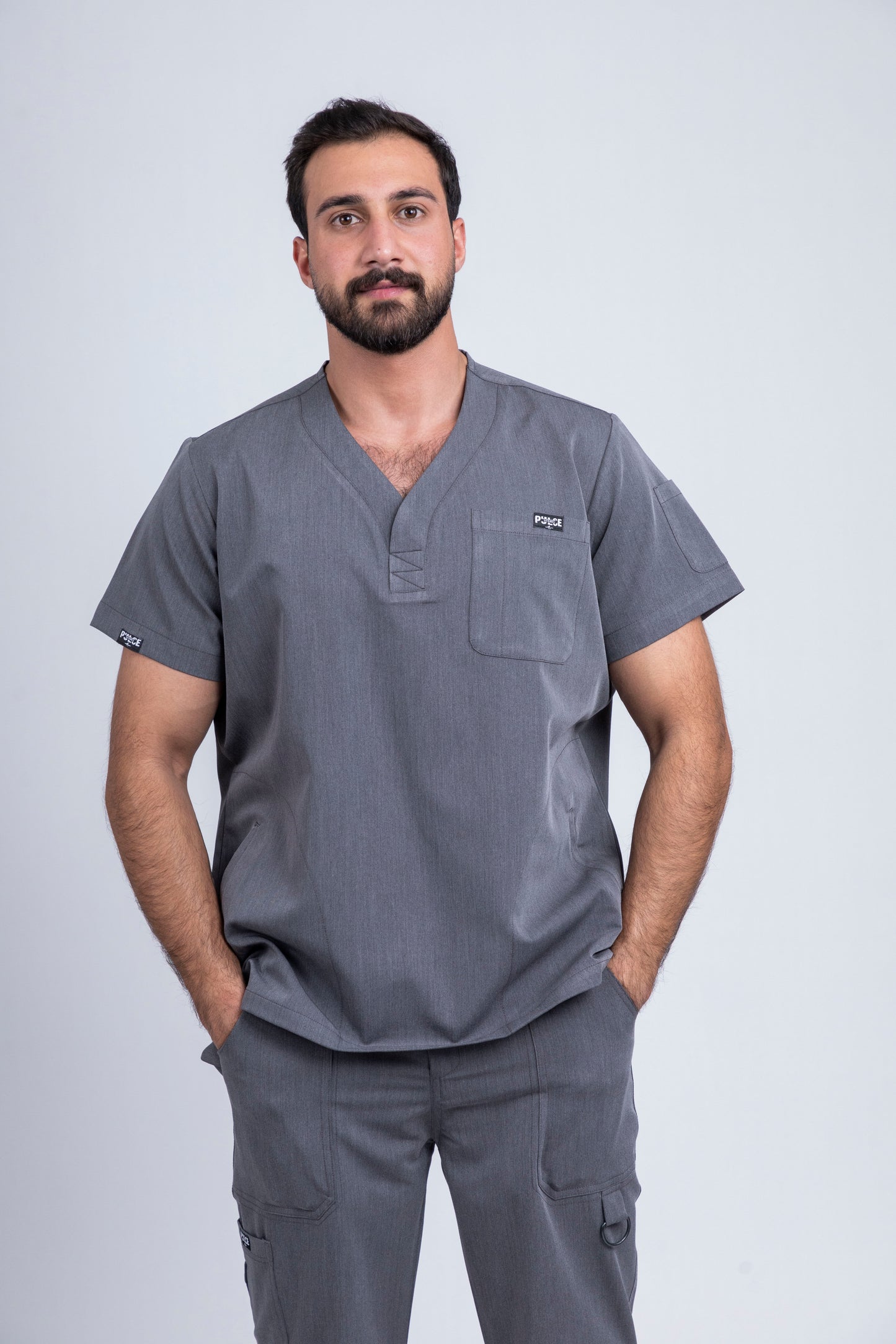 Zayn - Steel Grey Scrub