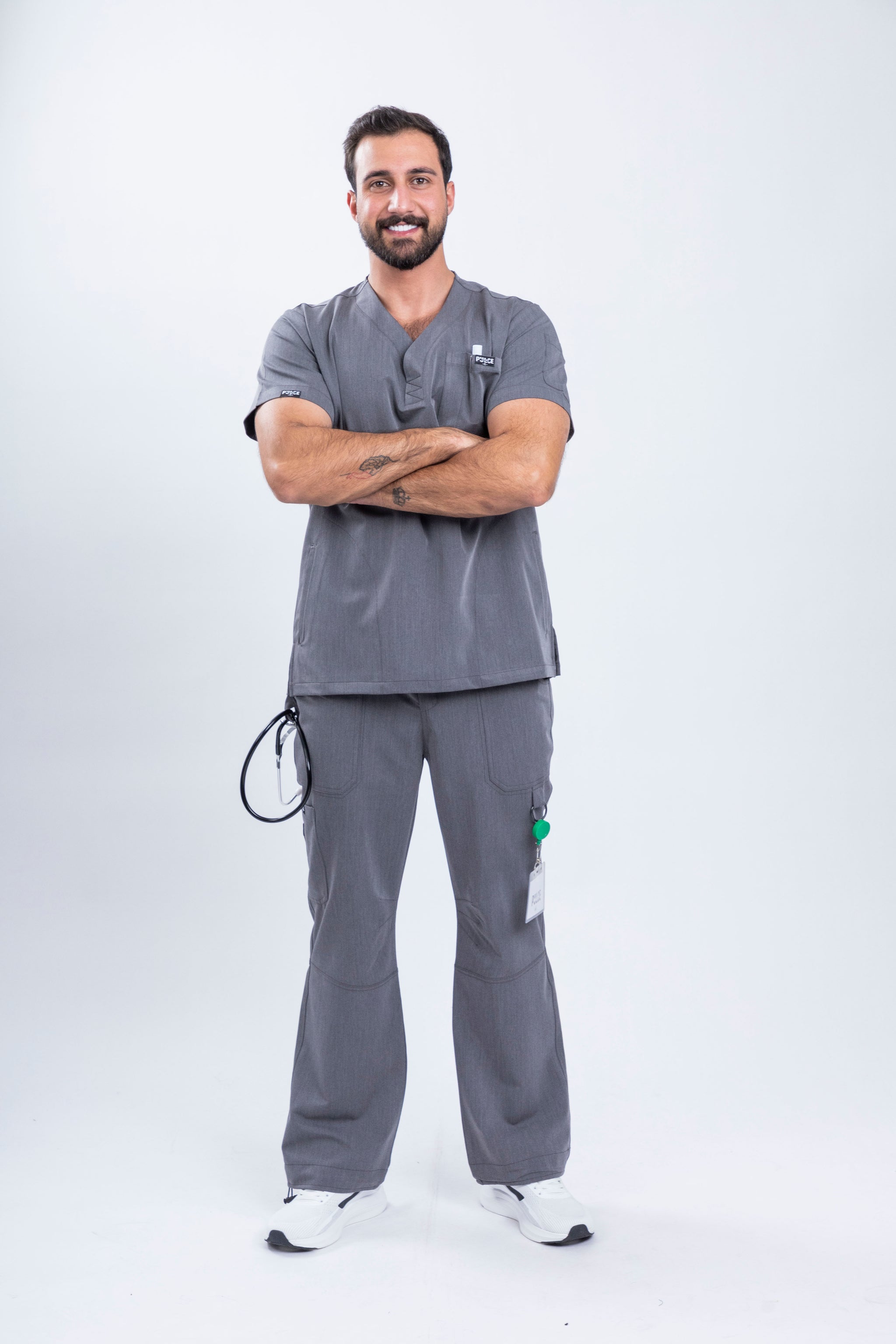 Zayn - Steel Grey Scrub