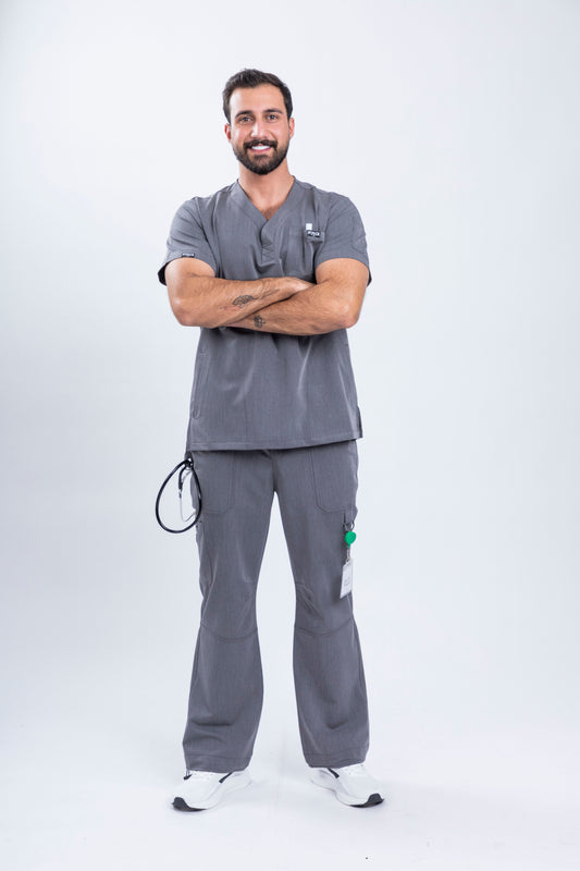 Zayn - Steel Grey Scrub