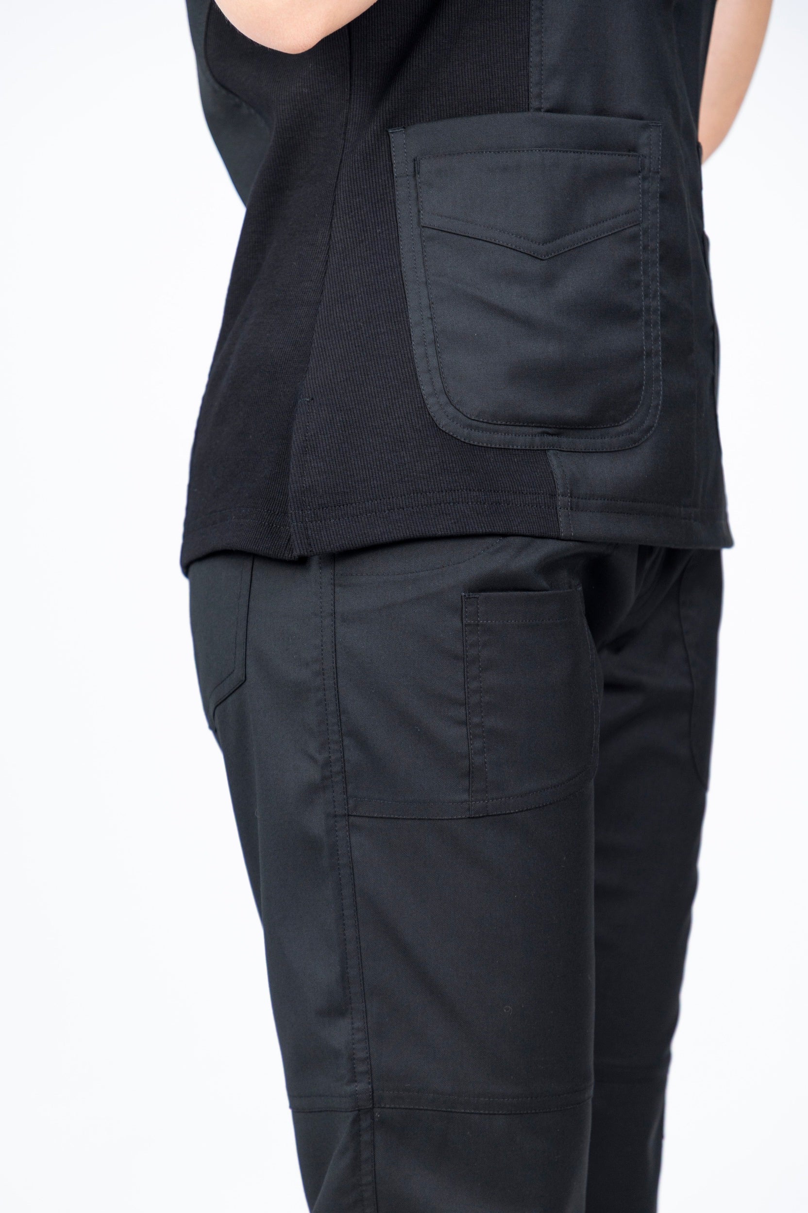 Sophia -  Midnight Black Scrub