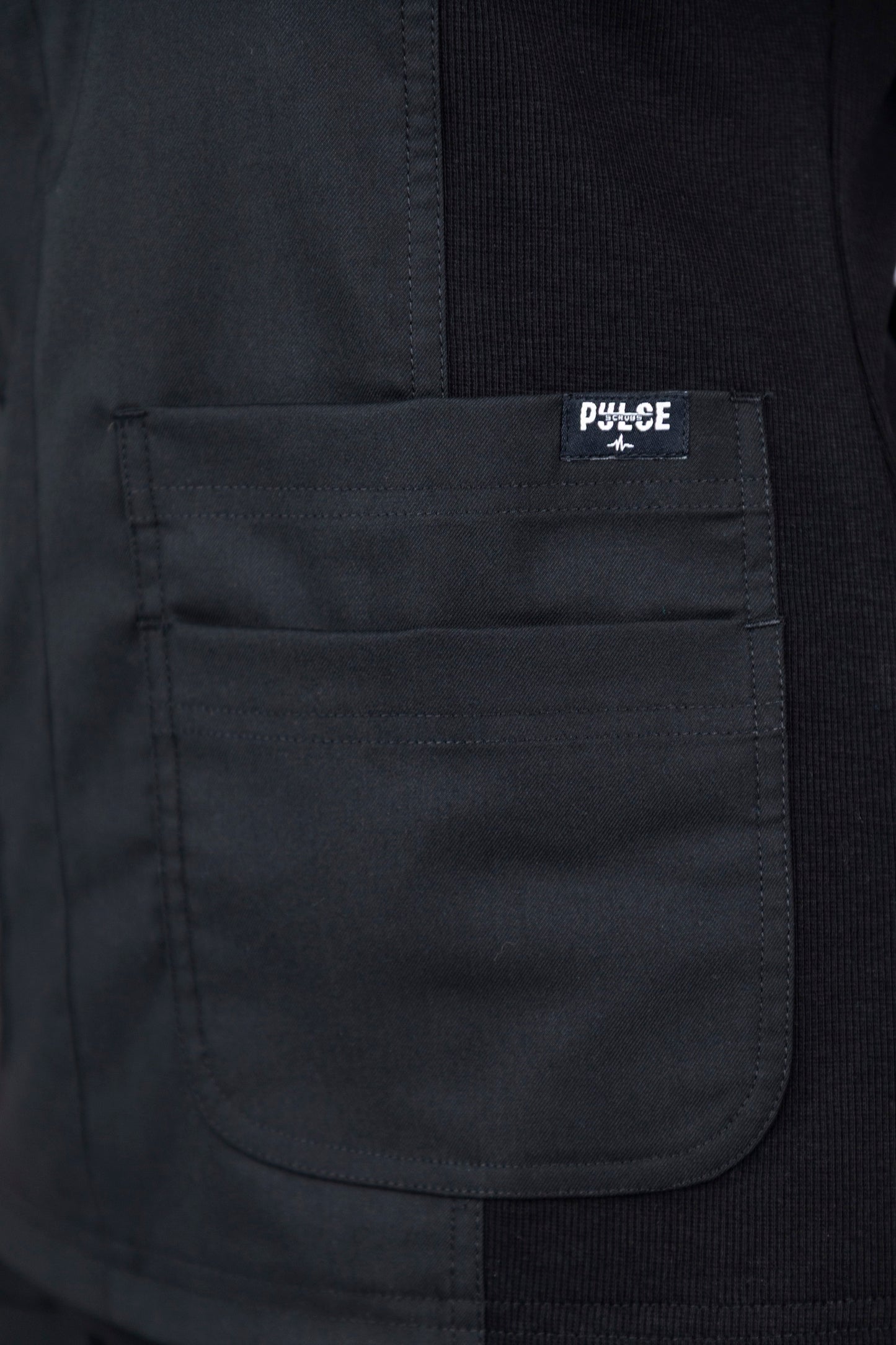 Sophia -  Midnight Black Scrub