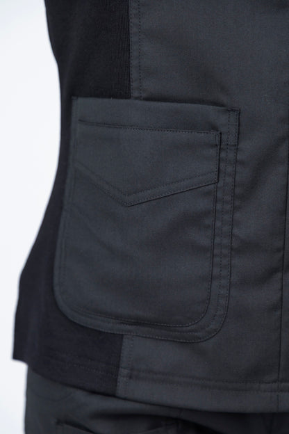 Sophia -  Midnight Black Scrub