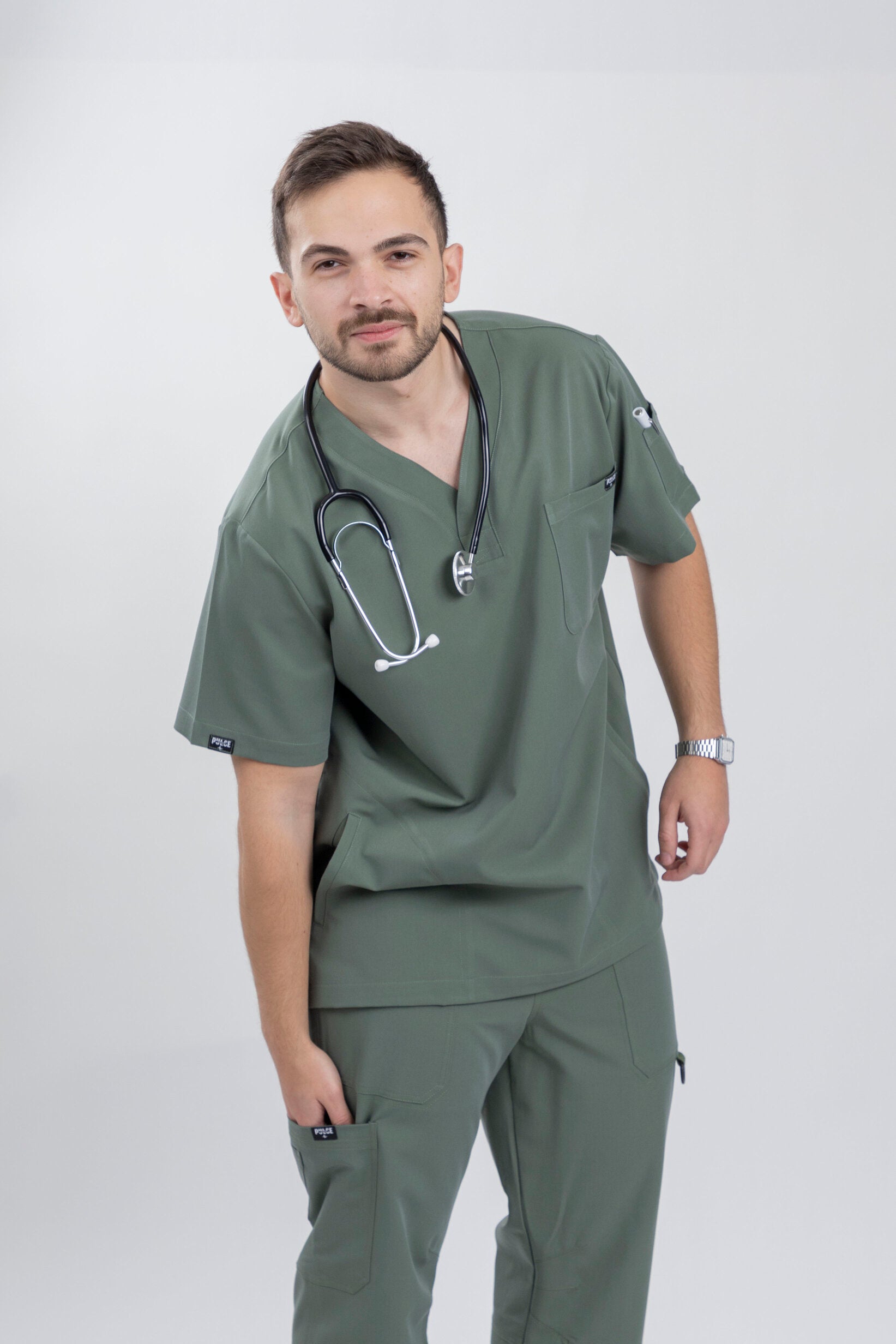 Zayn - Olive Green Scrub