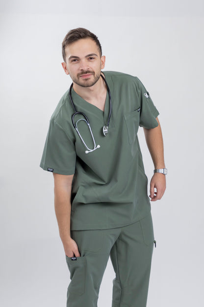 Zayn - Olive Green Scrub