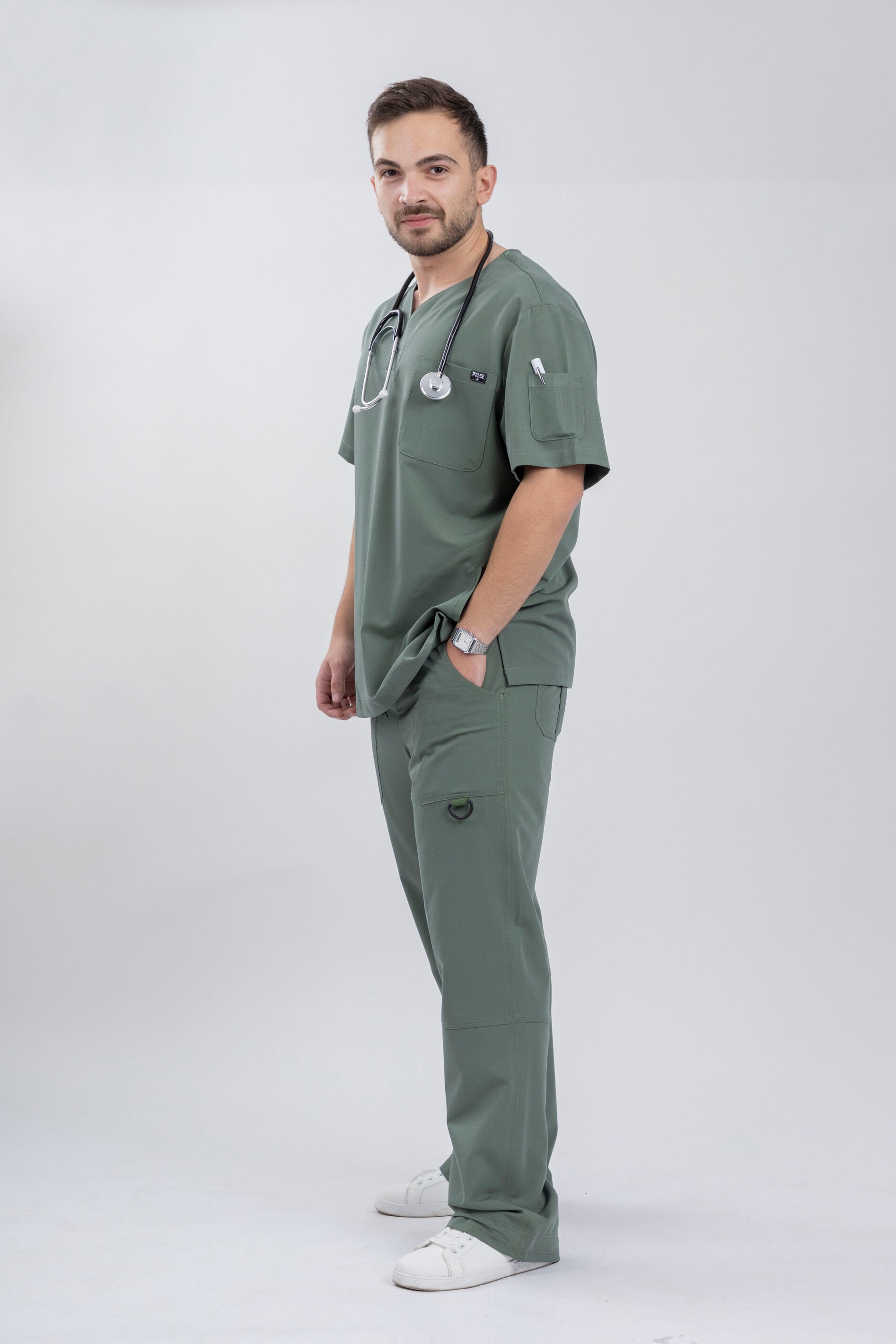 Zayn - Olive Green Scrub