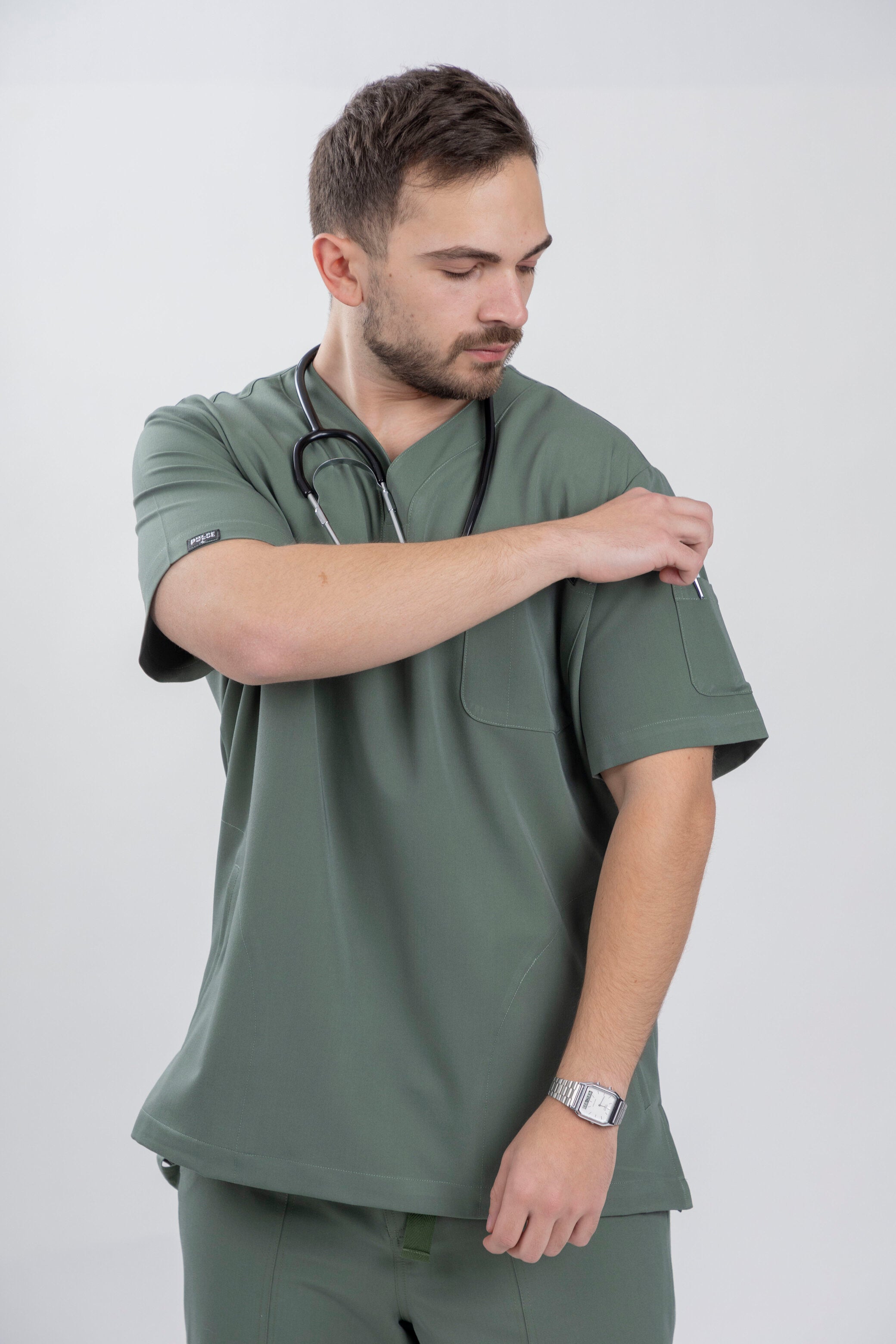 Zayn - Olive Green Scrub