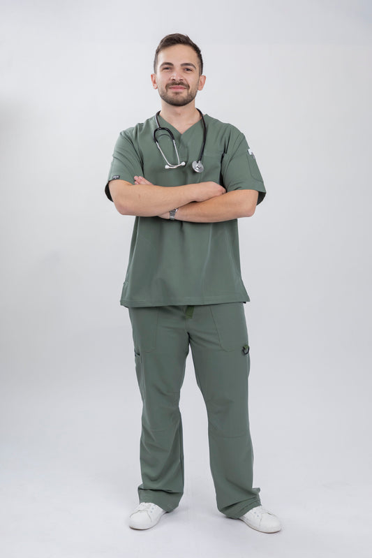 Zayn - Olive Green Scrub