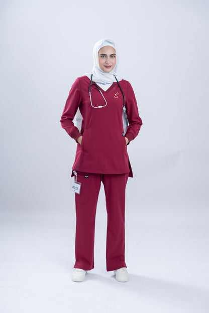 Harmony - Rich Burgundy Scrub