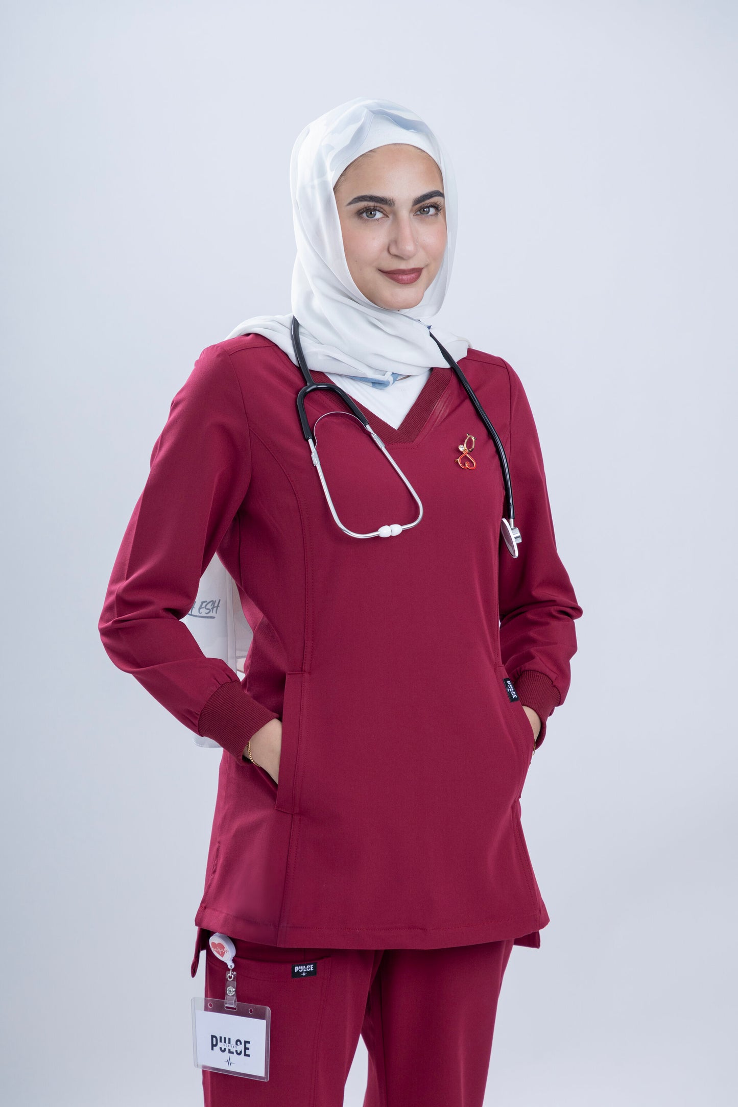 Harmony - Rich Burgundy Scrub