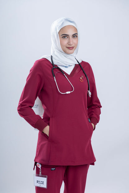 Harmony - Rich Burgundy Scrub