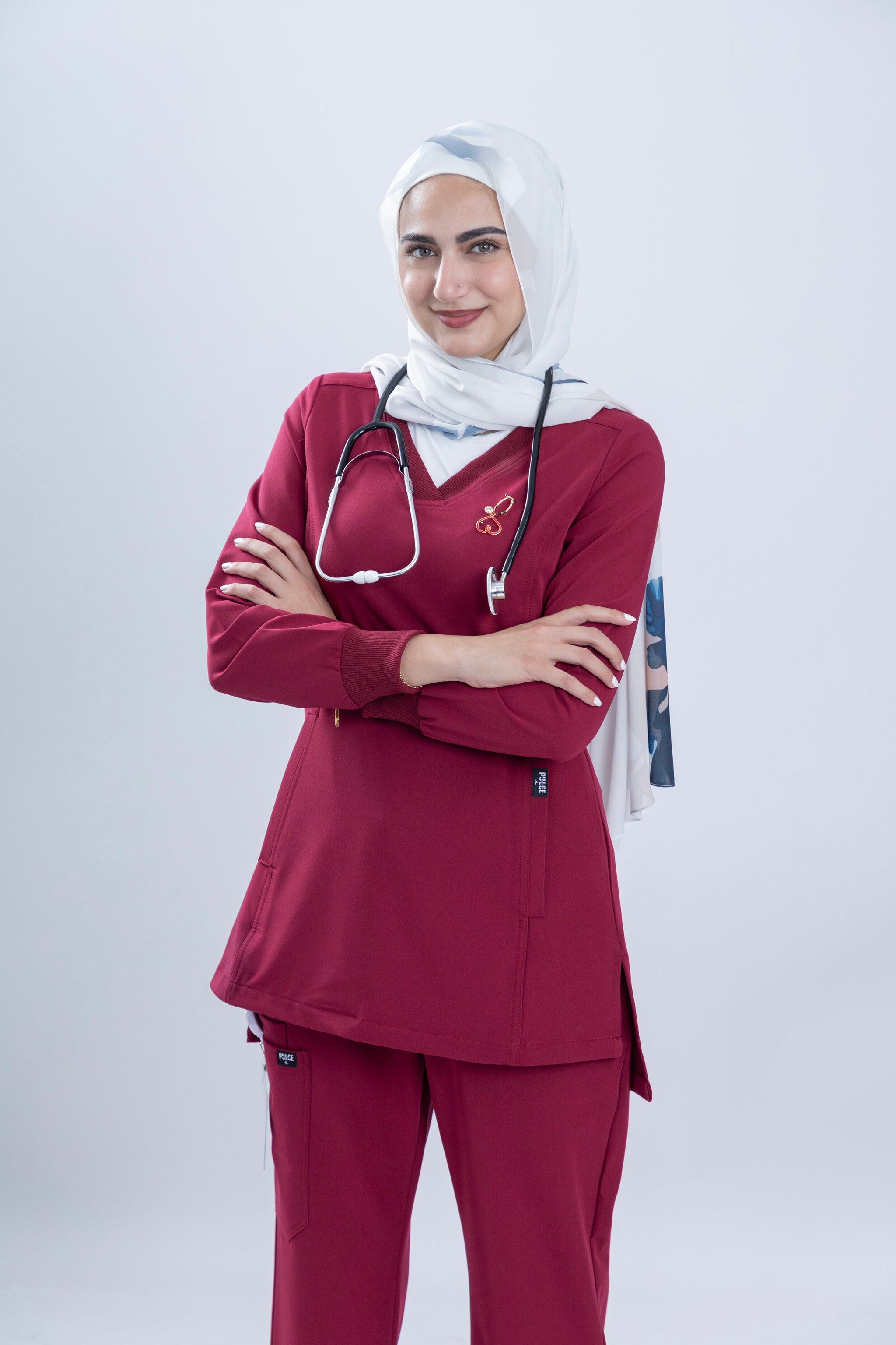 Harmony - Rich Burgundy Scrub