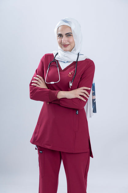 Harmony - Rich Burgundy Scrub