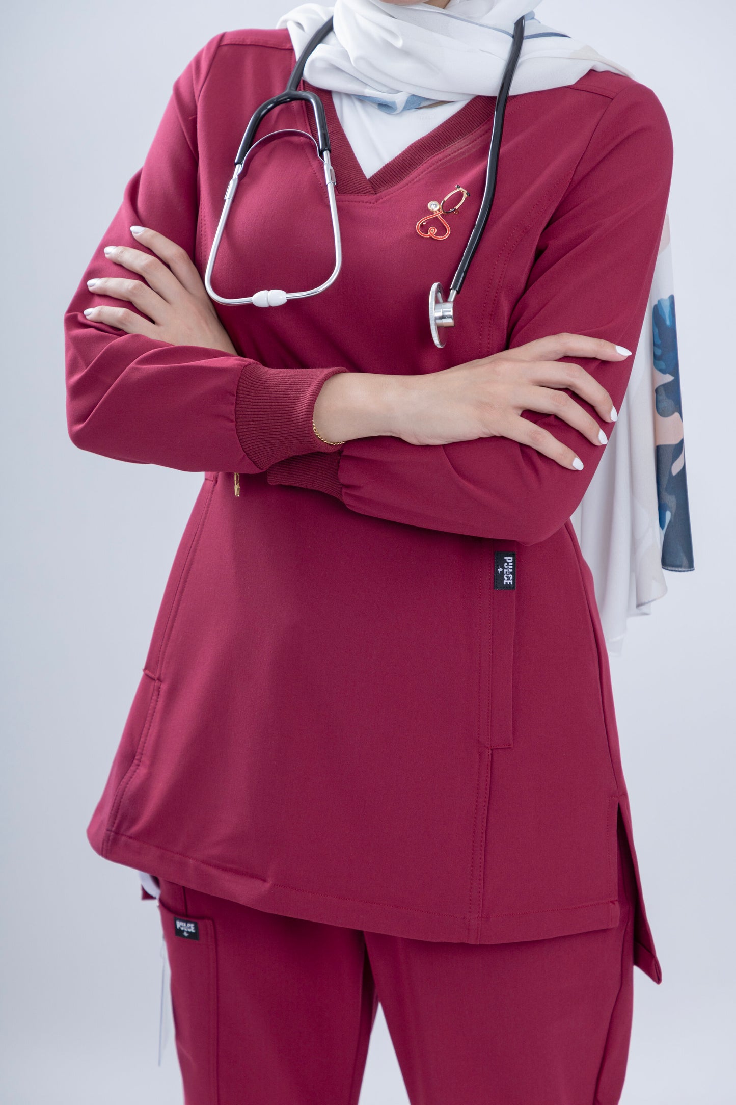 Harmony - Rich Burgundy Scrub