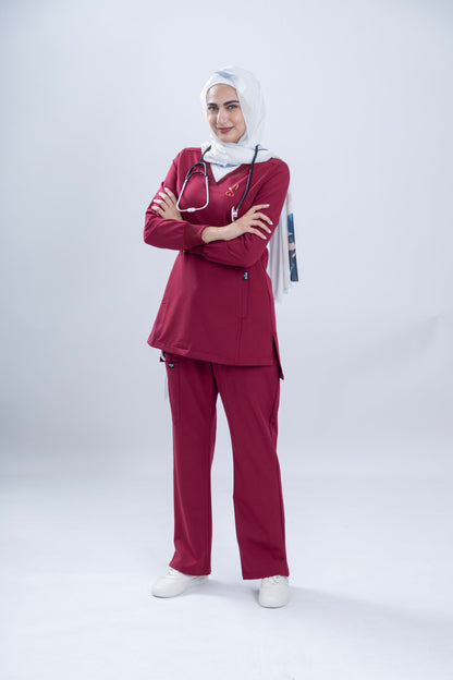 Harmony - Rich Burgundy Scrub