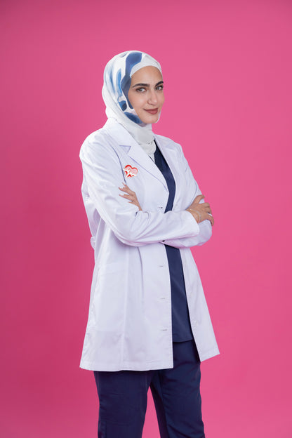موديل 80-لاب كوت طبي ابيض