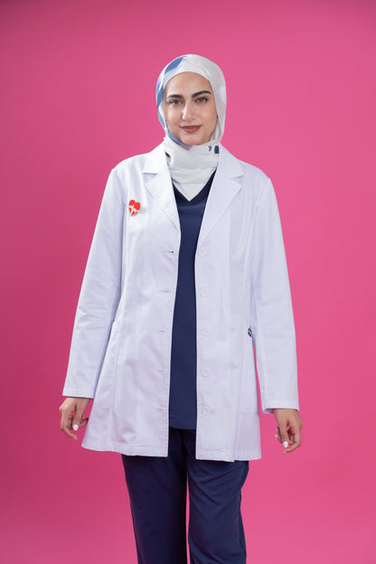 موديل 80-لاب كوت طبي ابيض