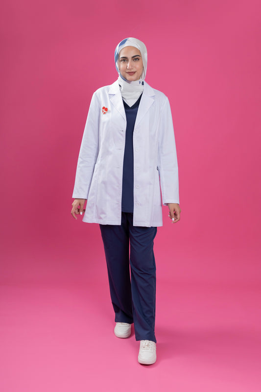 موديل 80-لاب كوت طبي ابيض