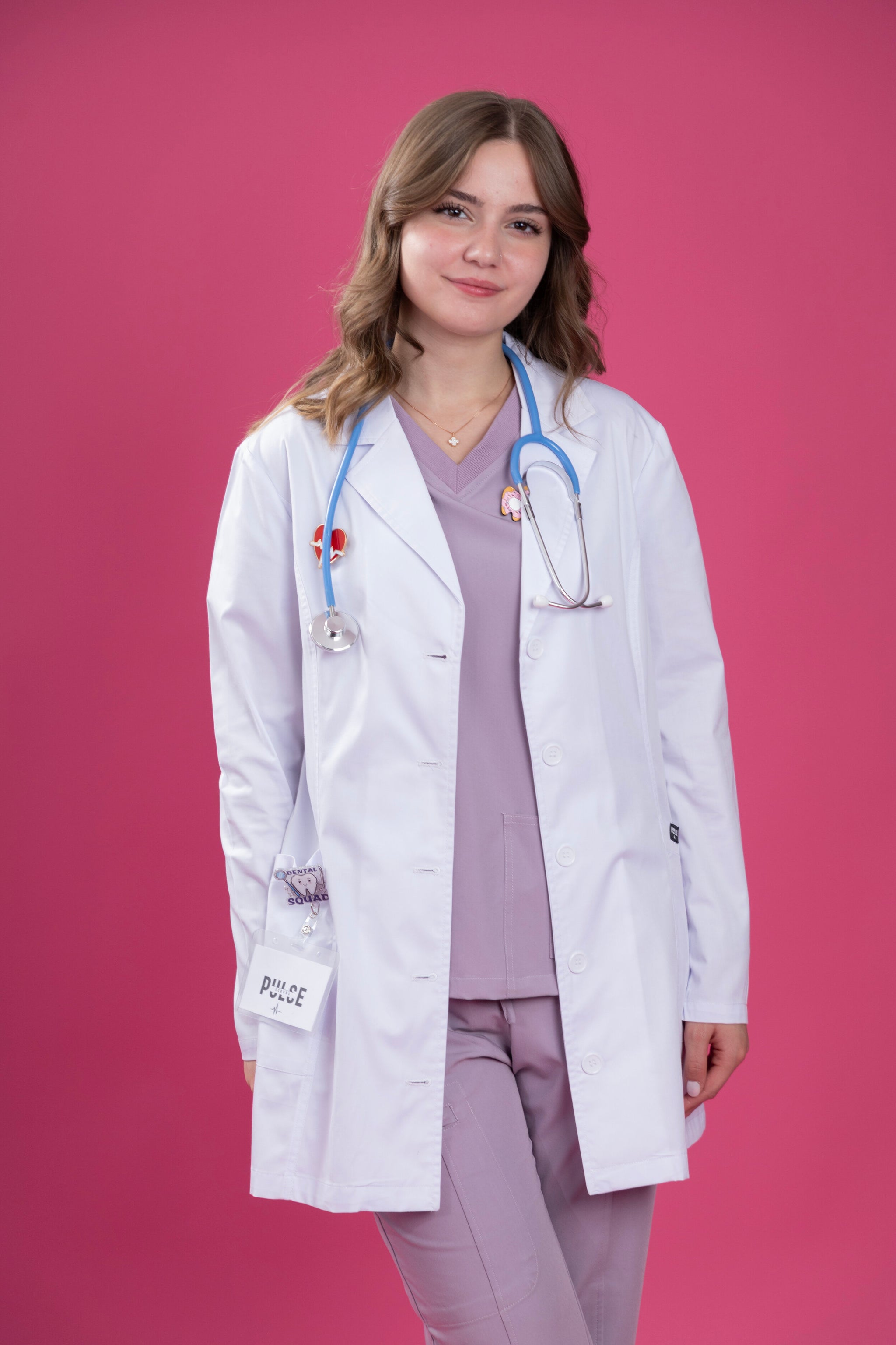 موديل 80-لاب كوت طبي ابيض