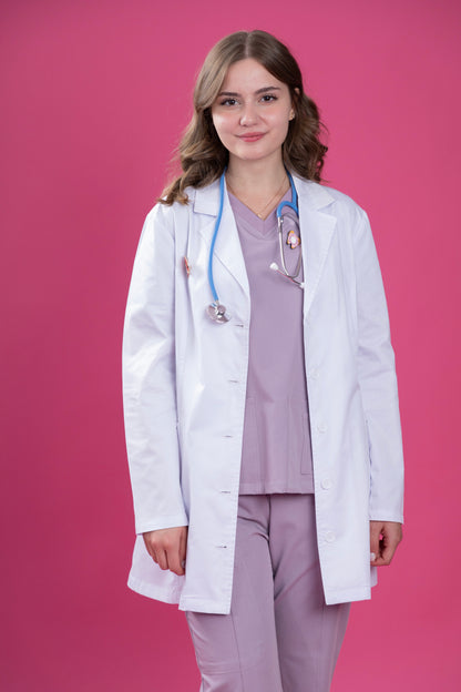 موديل 80-لاب كوت طبي ابيض