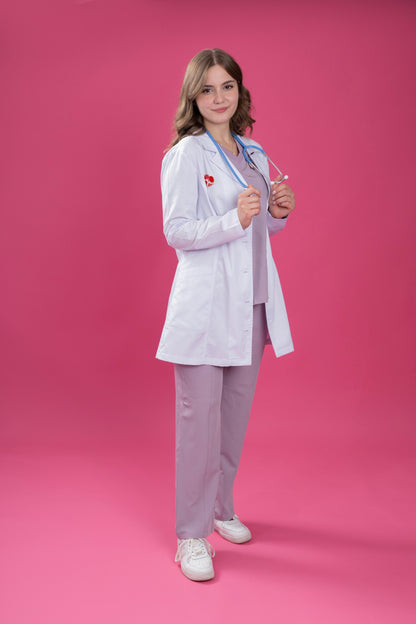 موديل 80-لاب كوت طبي ابيض