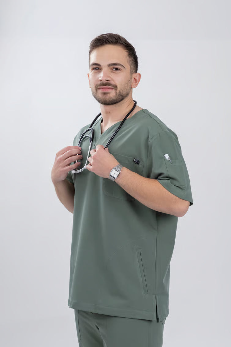 Zayn - Olive Green Scrub